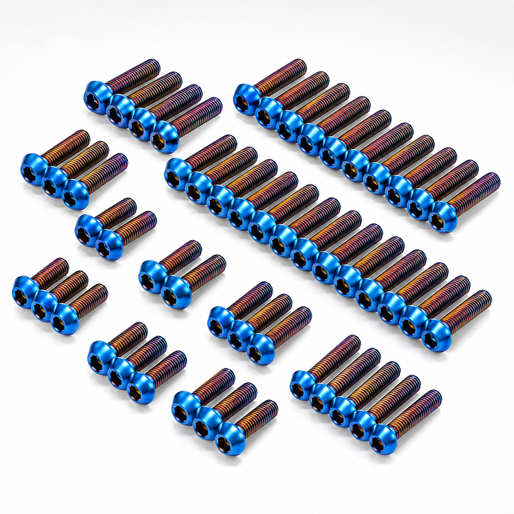 Universal titanium bolt kit
