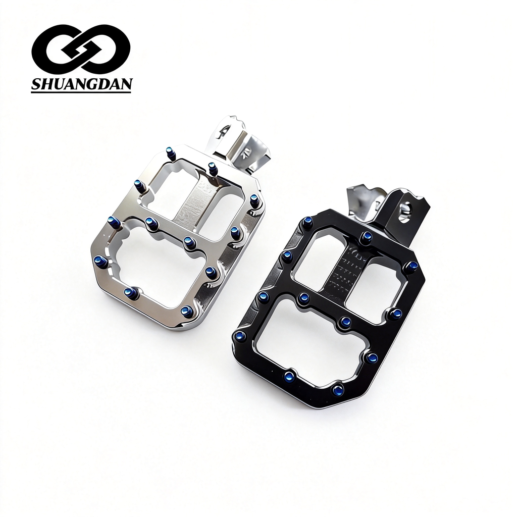 Surron LBX wide foot pegs (titanium studs)