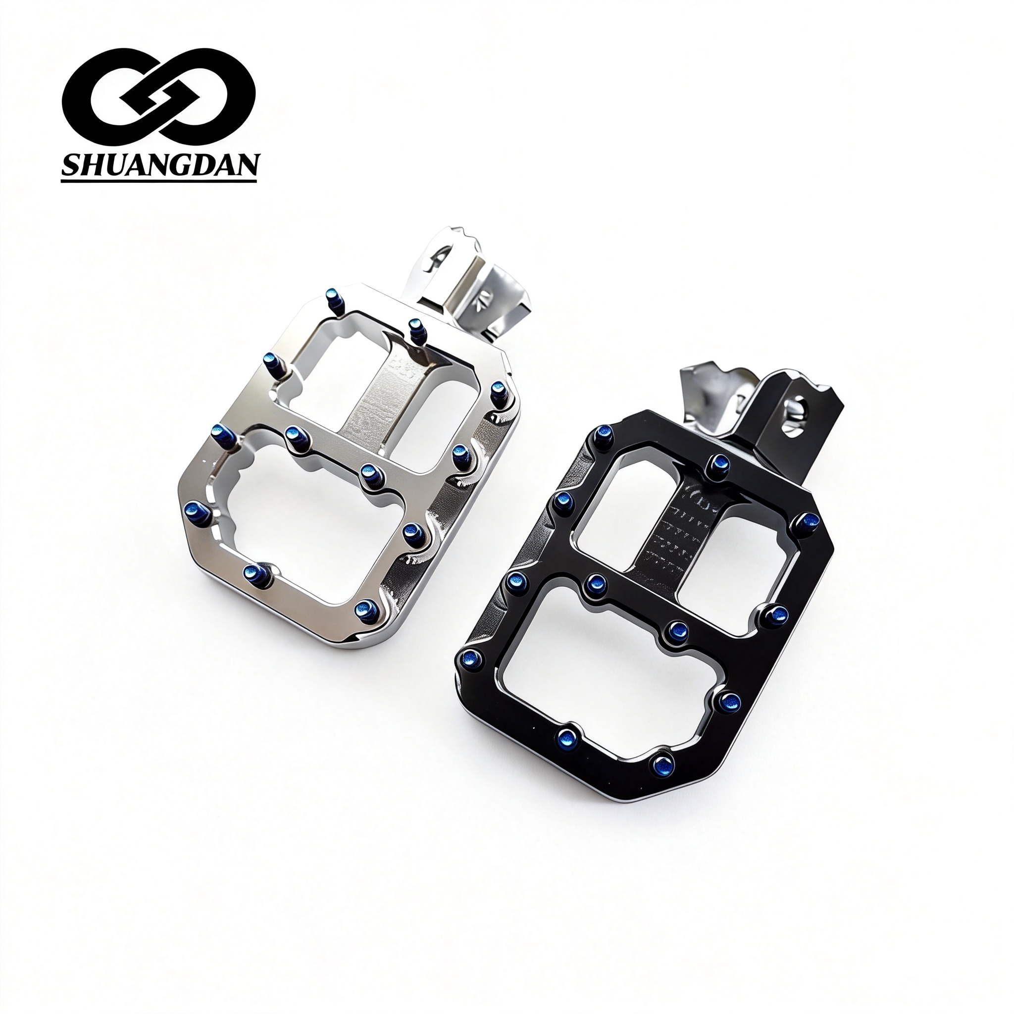 Surron LBX wide foot pegs (titanium studs)