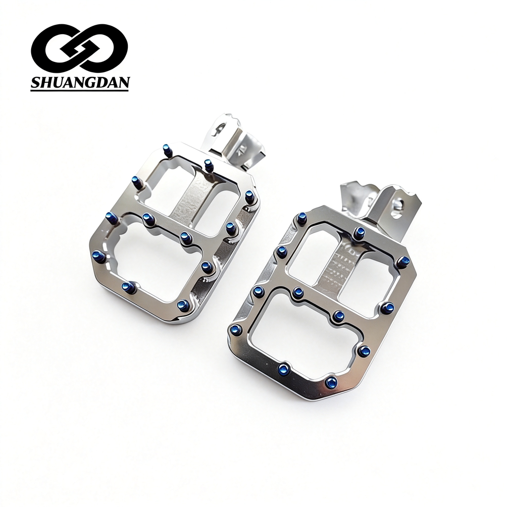 Surron LBX wide foot pegs (titanium studs)