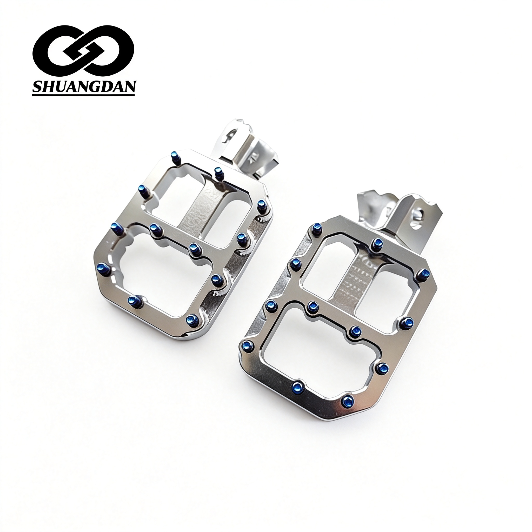 Surron LBX wide foot pegs (titanium studs)