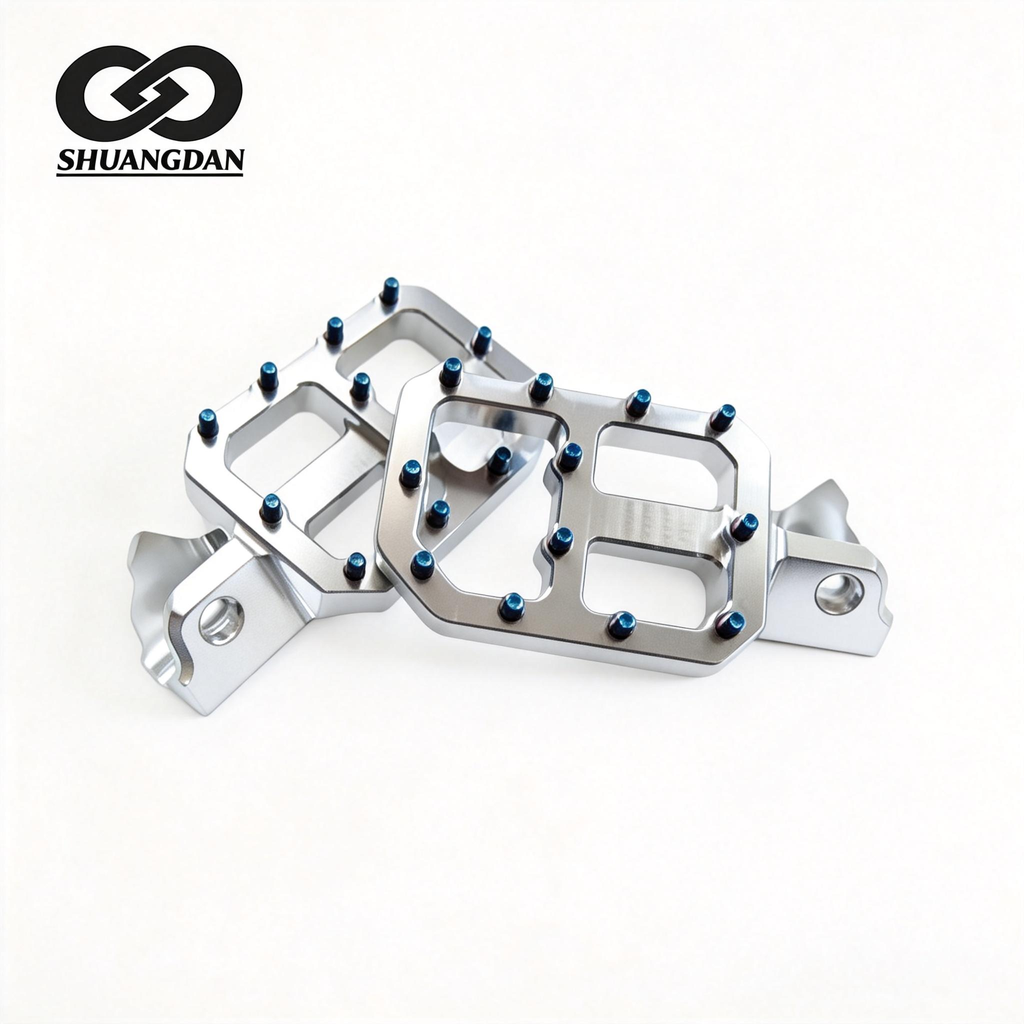Surron LBX wide foot pegs (titanium studs)