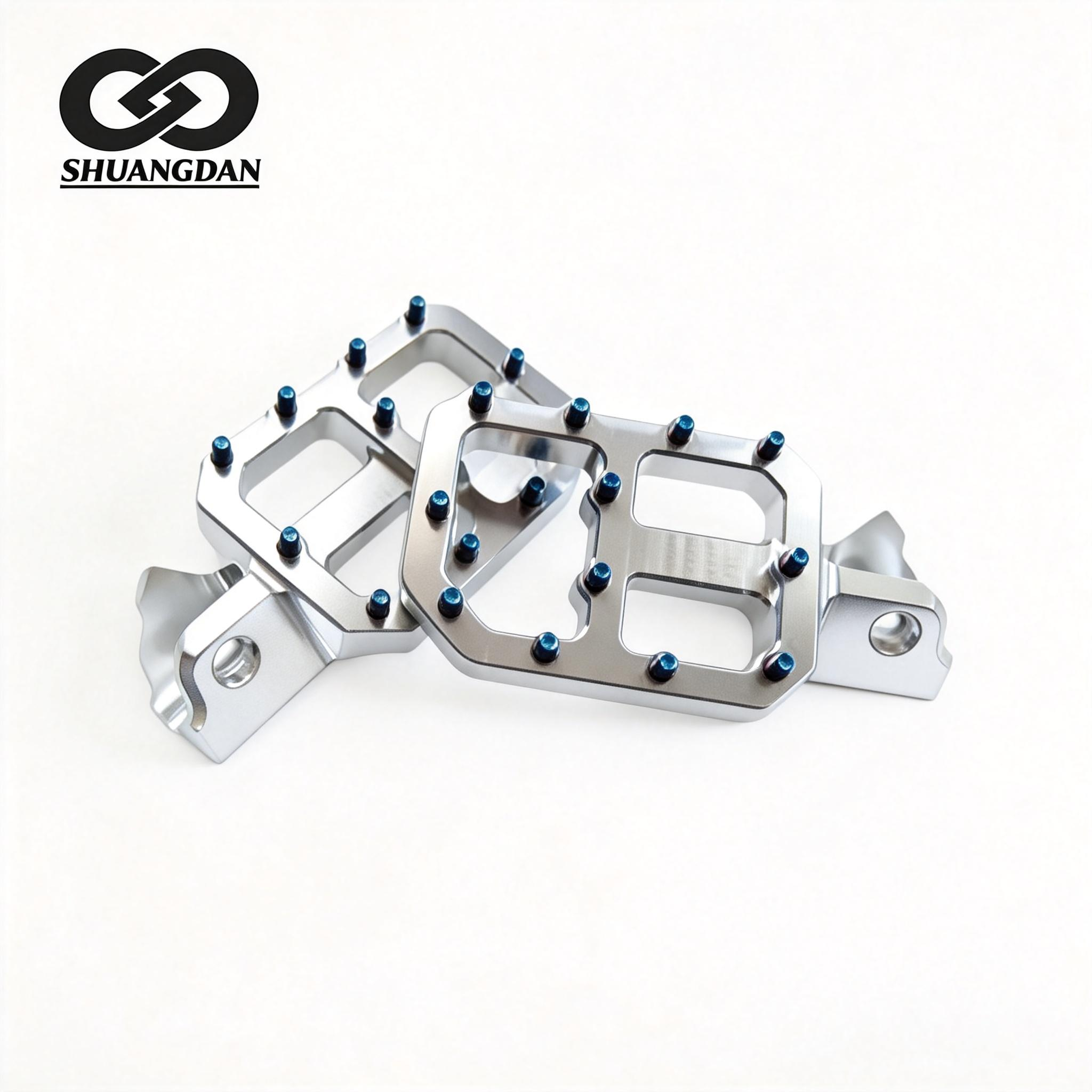 Surron LBX wide foot pegs (titanium studs)