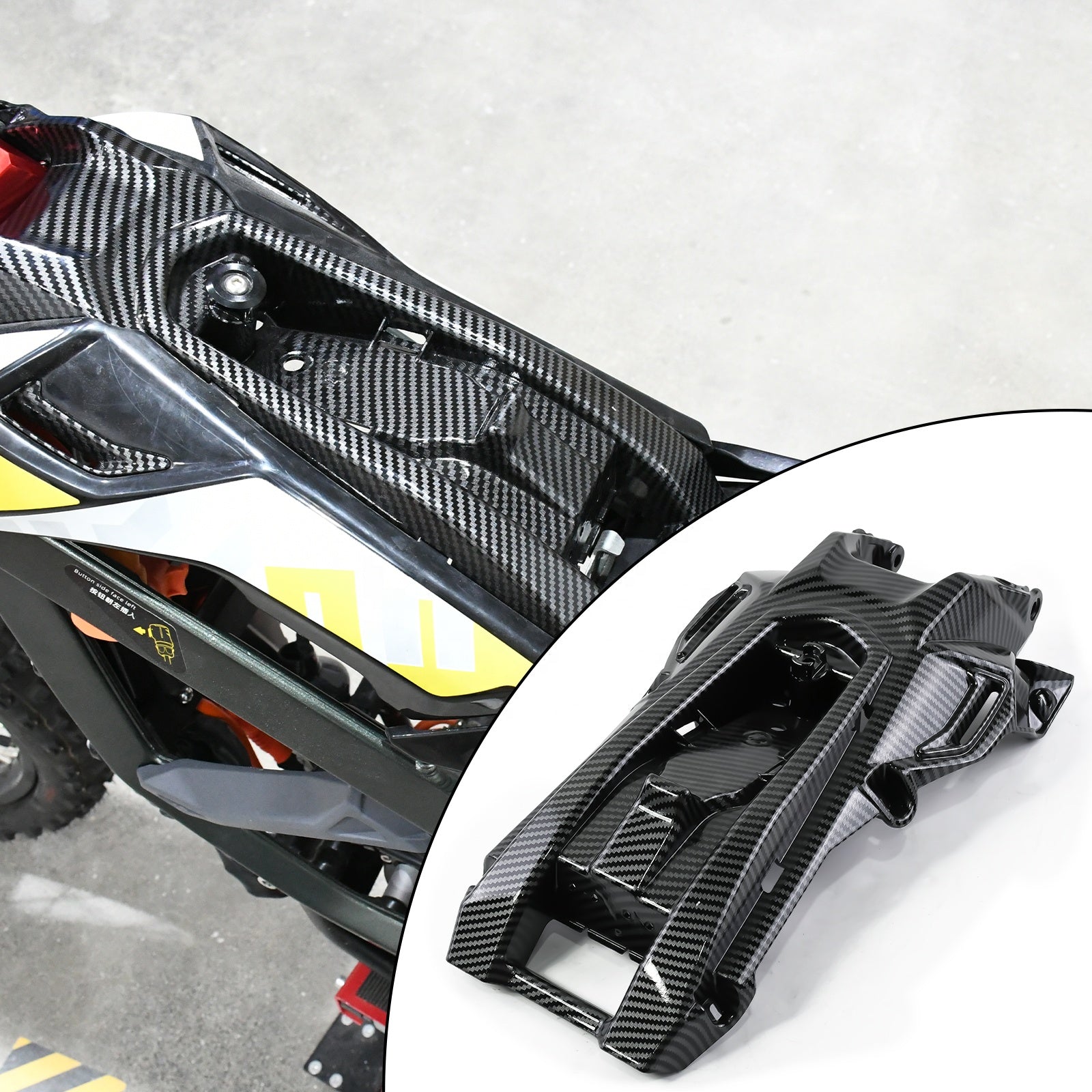 Surron ultra bee carbon fiber battery lid