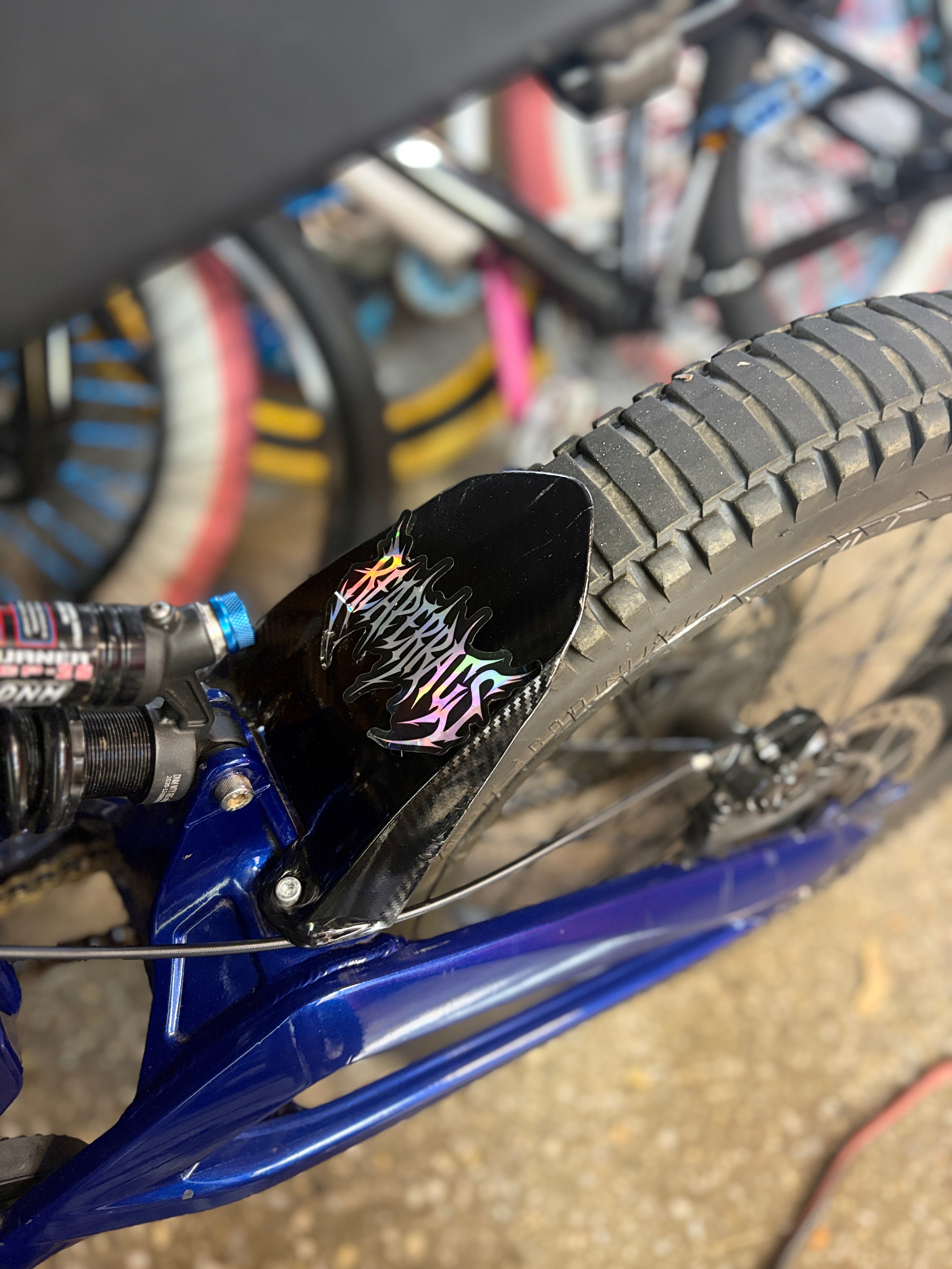 Talaria carbon fiber mud guard